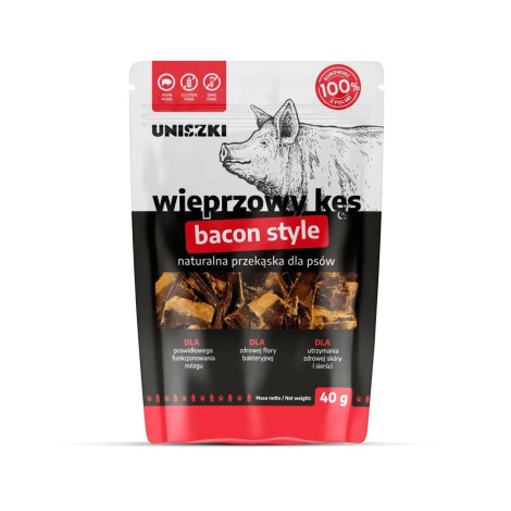 UNISZKI Pork bite – dog treat – 40 g