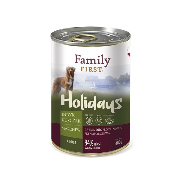 FAMILY FIRST Holidays Adult Turkey, chicken, ...