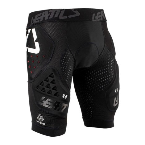 Spodenki z ochraniaczem LEATT Impact Shorts 3DF 4.0 rozmiar M, czarne