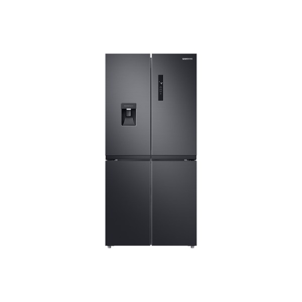 Samsung RF48A401EB4/EO side-by-side refrigerator Freestanding 488 ...