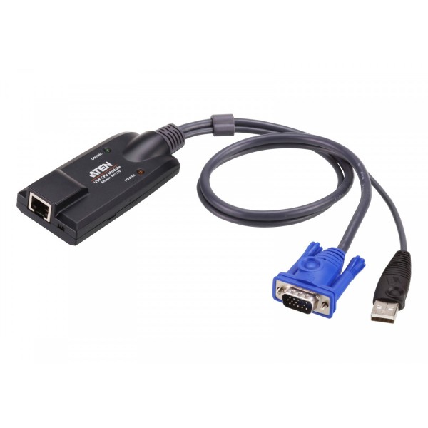 Adapter USB VGA KVM z kompozytowym ...