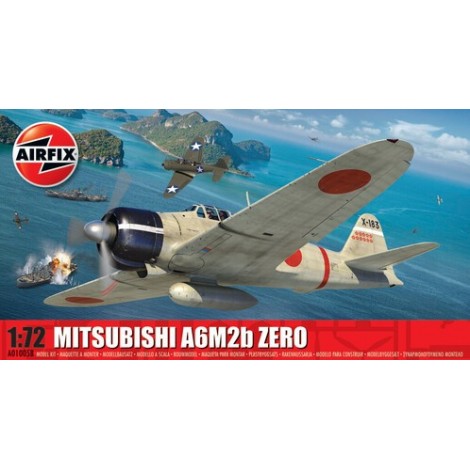 Model plastikowy Mitsubishi A6M2b Zero 1/72
