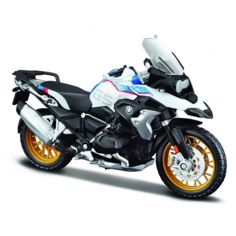 Model metalowy motocykl BMW R 1250 GS z podstawką 1/18