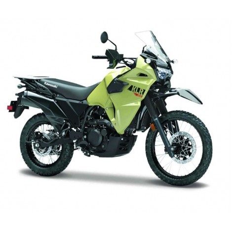 Model Kawasaki KLR 650 z podstawką 1/18