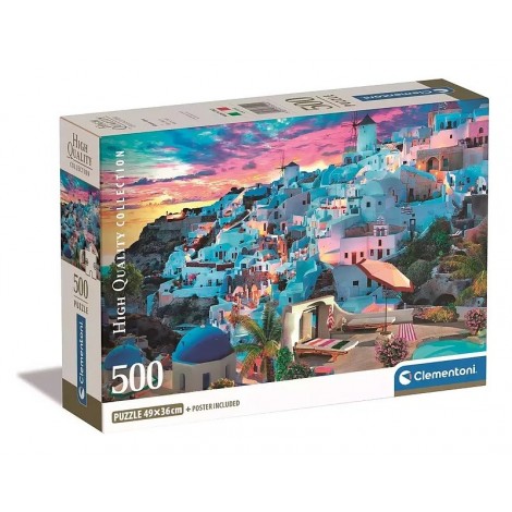 Puzzle 500 elementów Compact Grecki widok