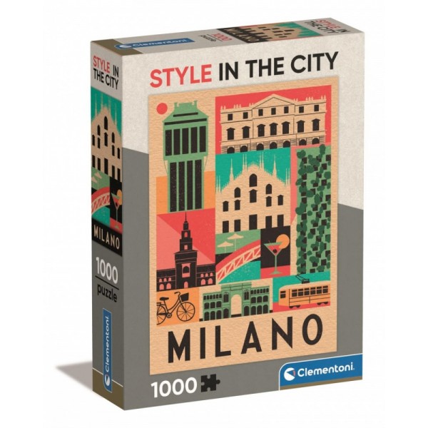 Puzzle 1000 elementów Compact Milano