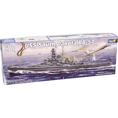 Model do sklejania USS South Dakota BB-57