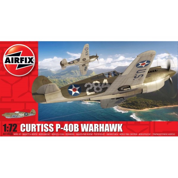 Model do sklejania Curtiss P-40B Warhawk