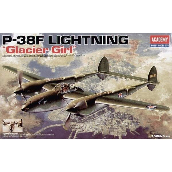 Model do sklejania P-38F Lighting Glacier ...