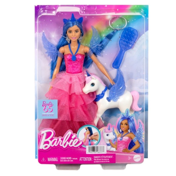 Lalka Barbie księżniczka Sapphire + skrzydlaty ...