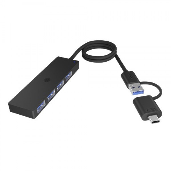 Hub IB-HUB1424-C3 4-Port USB Typ-A, złącze ...