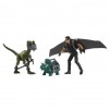 Zestaw figurek Jurassic World Ian Malcolm z dinozaurami