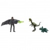 Zestaw figurek Jurassic World Ian Malcolm z dinozaurami