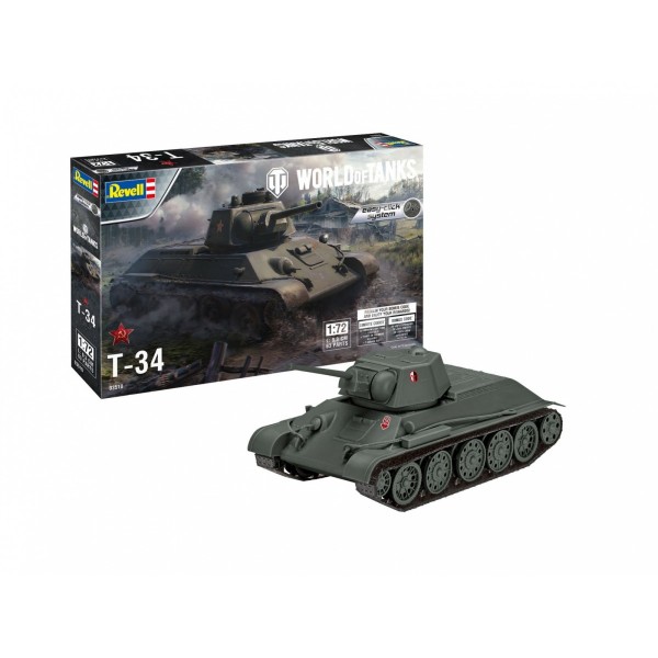 Model plastikowy Czołg T-34 World of ...
