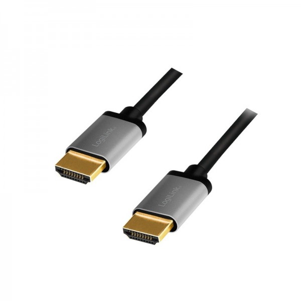 Kabel HDMI 4K/60Hz, aluminium 2m Czarny