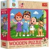 Puzzle 24 elementy Puzzle drewniane Wesoły Cocomelon