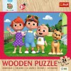 Puzzle 24 elementy Puzzle drewniane Wesoły Cocomelon