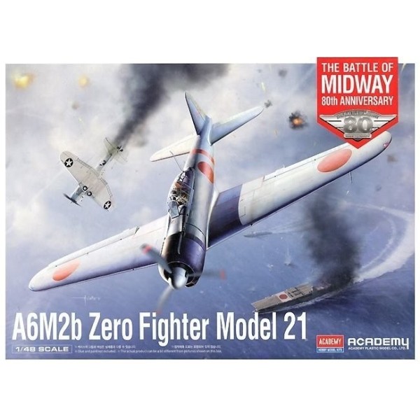 Model plastikowy Samolot A6M2B Zero Fighter ...
