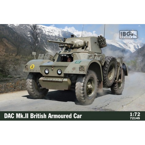 Model plastikowy DAC Mk.II British Armoured Car 1/72