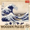 Puzzle drewniane 200 elementów Wielka Fala w Kanagawie Hokusai Katsushika