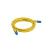 Patchcord kat.6a S/FTP CCA 5.0m Żółty