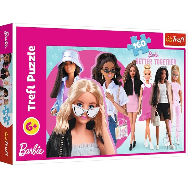 Puzzle 160 elementów Barbie i jej ...