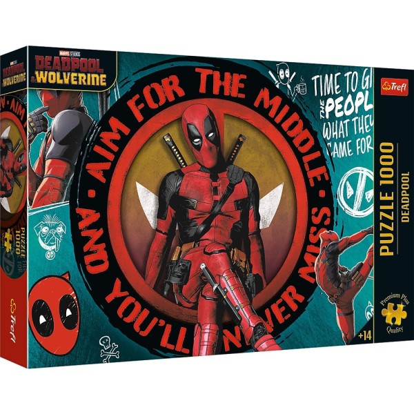 Puzzle 1000 elementów Premium Plus Deadpool ...