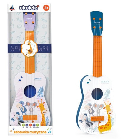 Gitara ukulele pomarańczowa