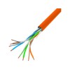 Kabel LAN UTP 100Mb/s 305m drut cca pomarańczowy