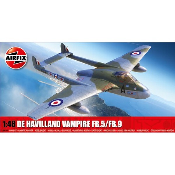Model plastikowy De Havilland Vampire FB.5/FB.9 ...