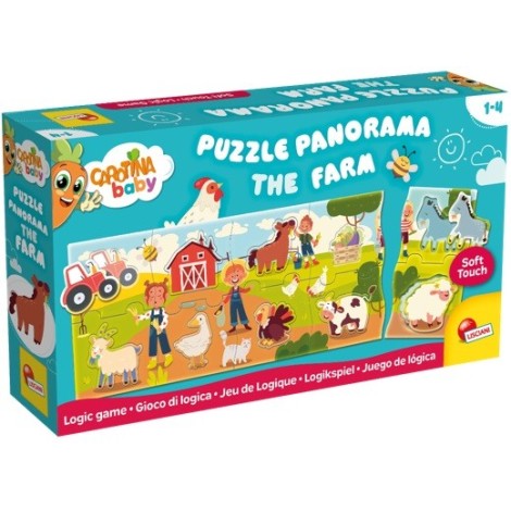 Układanka Carotina Baby Puzzle panorama - Farma