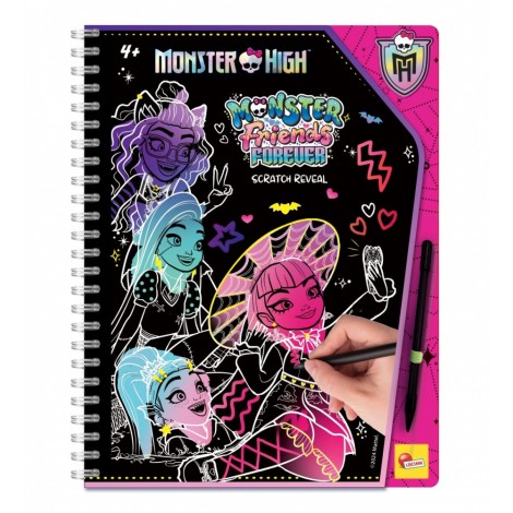 Zdrapywanka Sketchbook Scratch reveal Monster High Forever Friends