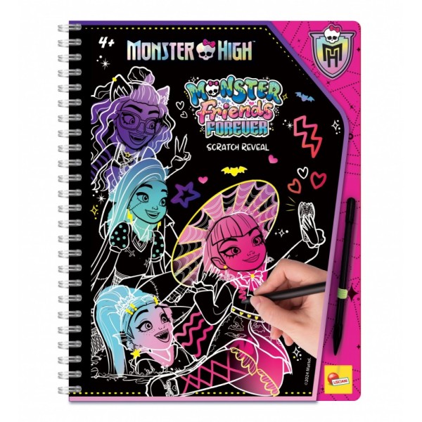 Zdrapywanka Sketchbook Scratch reveal Monster High ...