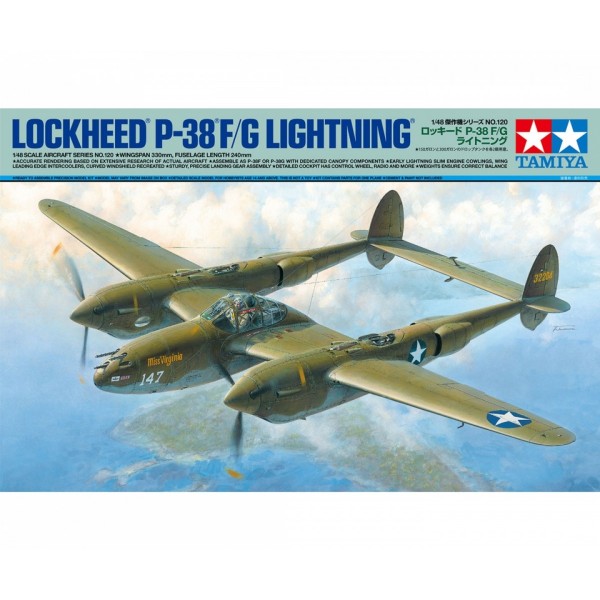 Model plastikowy Lockheed P-38 F/G Lightning