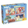 Puzzle 4 x 48 elementów Bluey maxi floor