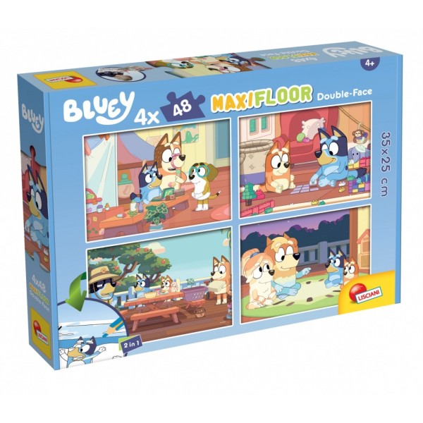 Puzzle 4 x 48 elementów Bluey ...