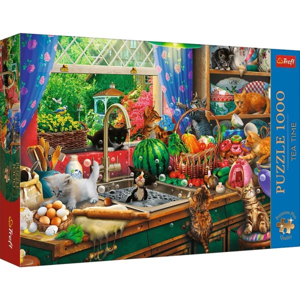 Puzzle 1000 elementów Premium Plus Kociaki ...