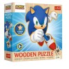 Puzzle drewniane 50 elementów Radosny Sonic