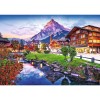 Puzzle 1000 elementów Premium Plus Quality Alpejskie miasteczko, Szwajcaria