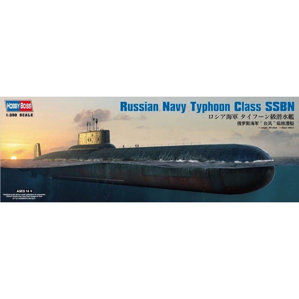 Model do sklejania Russian Typhoon class ...