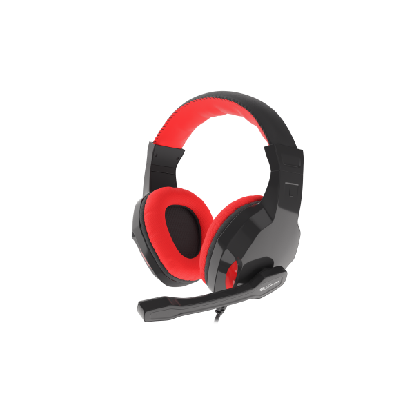 GENESIS ARGON 110 Gaming Headset, On-Ear, Wired, Microphone, Black/Red | Genesis | ARGON 110 | Wired | On-Ear Mänguri kõrvaklapid