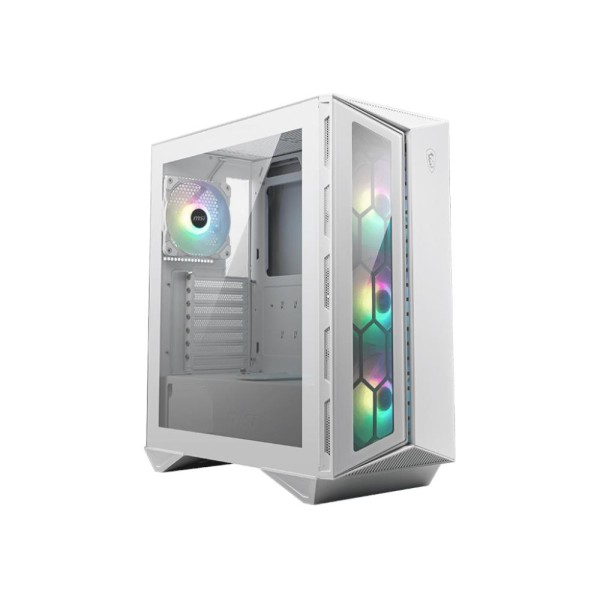 Case|MSI|MPG GUNGNIR 110R WHITE|MidiTower|Case product features Transparent panel|Not included|ATX|MicroATX|MiniITX|Colour White|MPGGUNGNIR110RWHITE Korpused