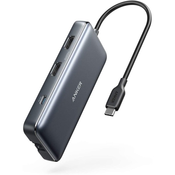 Anker A8380 USB 3.2 Gen 1 (3.1 Gen 1) Type-C Black USB jaoturid (USB hub)