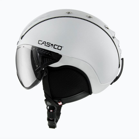 Ski helmet CASCO SP-2 Carbonic Visor White M 55-57