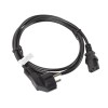 Lanberg CEE 7/7->IEC 320 C13 power cord 1.8m, black | Lanberg