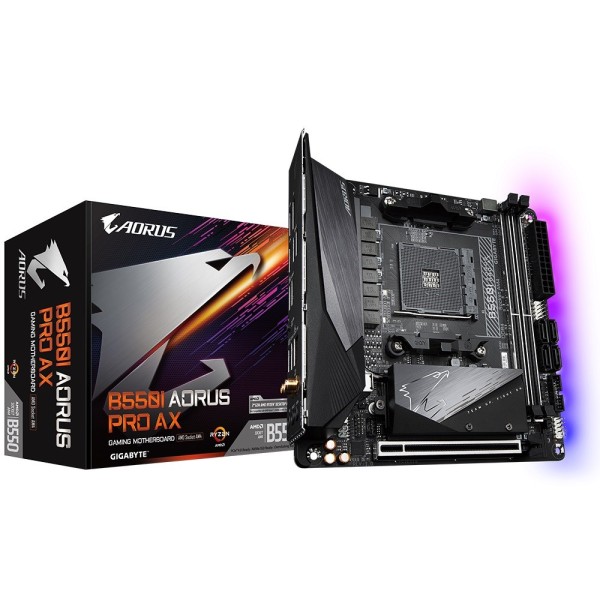 Gigabyte B550I AORUS PRO AX motherboard ...