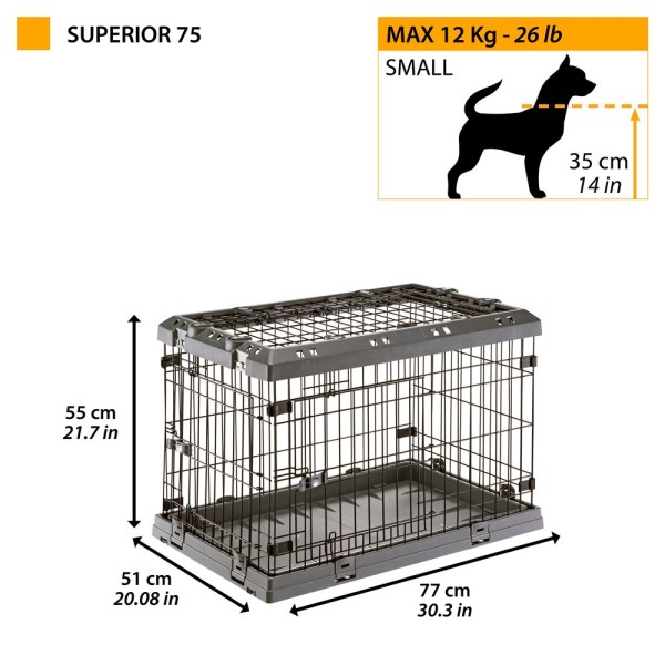 FERPLAST Superior 75 - dog cage ...