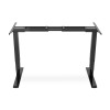 Electrically Height-Adjustable Table Frame, dual motor, 3 levels | 62-127 cm | Black