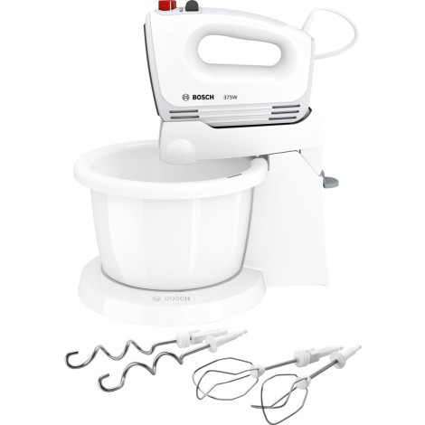 Bosch | Mixer | CleverMixx MFQ2600G | Mixer with bowl | 375 W | Number of speeds 4 | Turbo mode | White