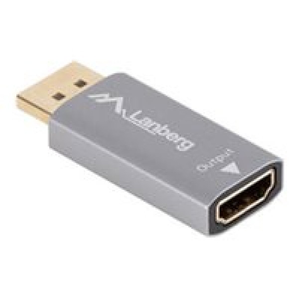 Lanberg Displayport (M)->HDMI(F) Adapter 4K, Silver
